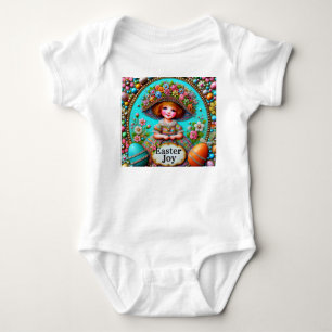 OSTERMÄDCHEN im Vintage-Look ~ Osterfreude~ Baby Strampler