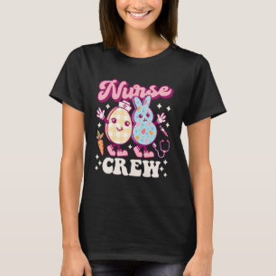 Ostermedizin Crew PEDS Groovy NICU Krankenschweste T-Shirt