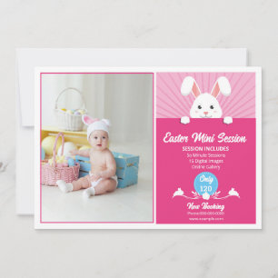 Ostermini-Session-Vorlage Feiertagskarte