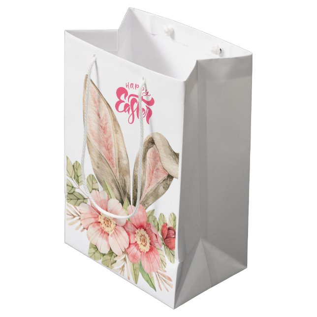 Ostermittelverpackung Mittlere Geschenktüte (Vorderseite Schrägansicht)