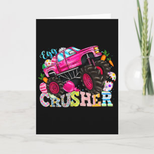 Ostermontag Monster Truck Kids Ostern Eier Brecher Karte