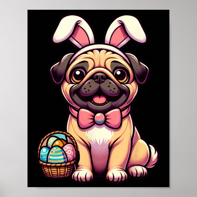 OsterMops Bunny Ears Egg Poster (Vorne)