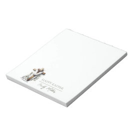 Ostermorgen-Kreuz mit Dornenkrone Notizblock