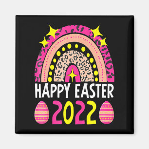 Ostern 2022 Regenbogen süß frohe Ostern 2022 Fraue Magnet