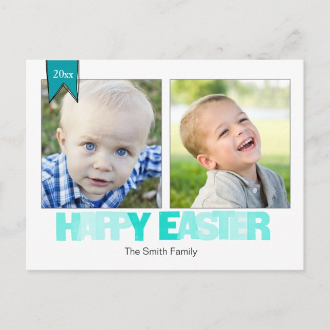 Ostern 2 Fotopostkarten Feiertagspostkarte (Vorderseite)