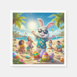 Ostern am Strand Serviette