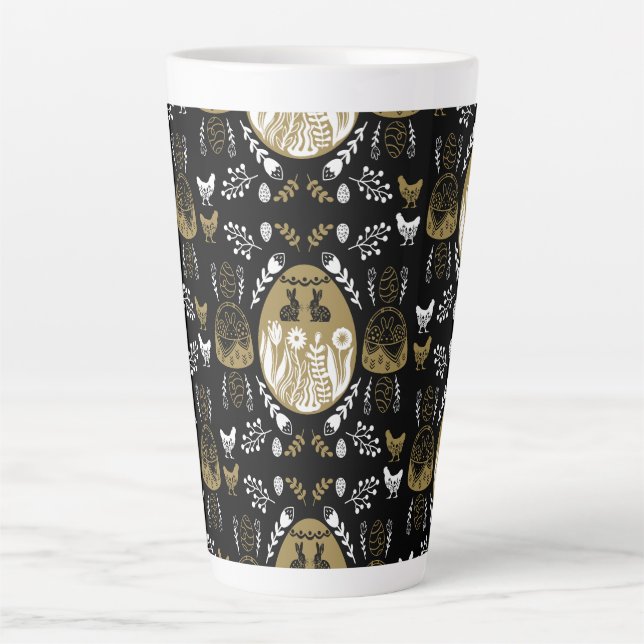 Ostern April Weihnachtsgeschenk Milchtasse (Vorderseite)