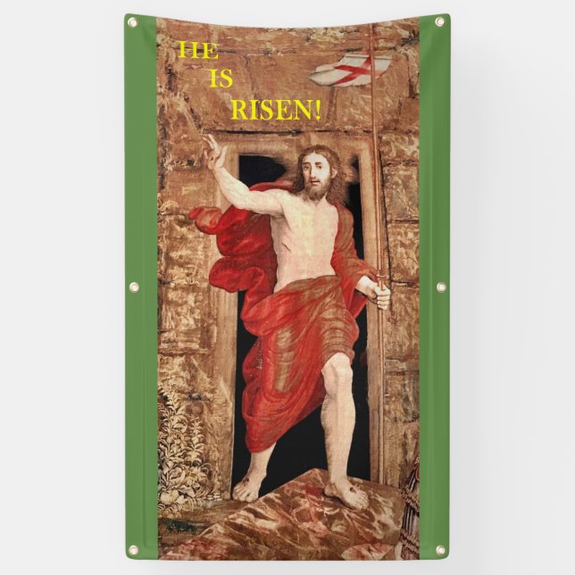 Ostern-Auferstehungs-Fahne Banner (Vertikal)