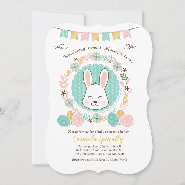 Ostern-Babyparty-Einladung Einladung (Vorderseite)