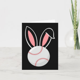Ostern Baseball Bunny Oars Fun Baseball Ostern Karte