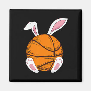 Ostern Basketball Rabbit Bunny Happy Ostertag 2 Magnet