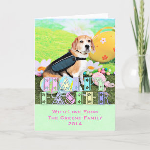 Ostern - Beagle - Brady Feiertagskarte