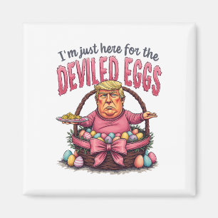 Ostern bin ich nur hier für die geweihten Eier Fun Magnet