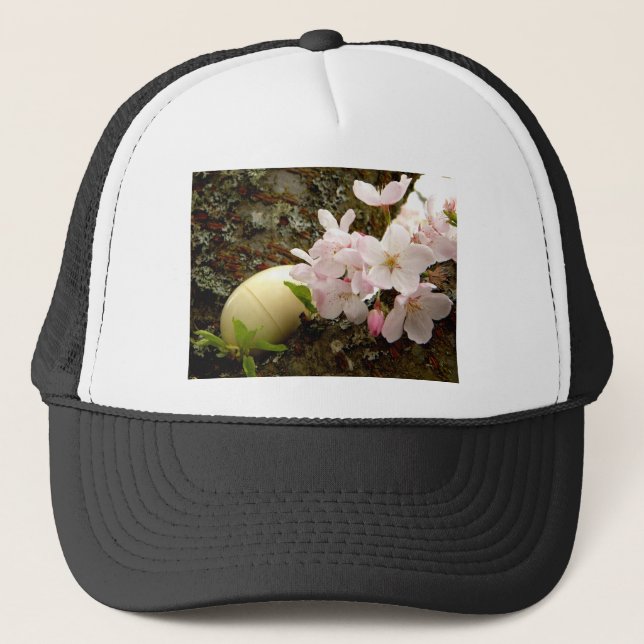 Ostern-Blüten Truckerkappe (Vorderseite)