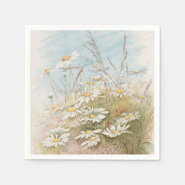"Ostern bringt den knospenden Frühling"  Serviette (Vorderseite)