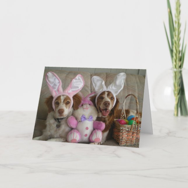 OSTERN BRITTANYS FEIERTAGSKARTE (Vorderseite)