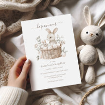 Ostern Brunch & Egg Hunt Bunny Basket mit Eiern