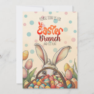 Ostern Brunch & Eierjagd Delikatessen Einladung