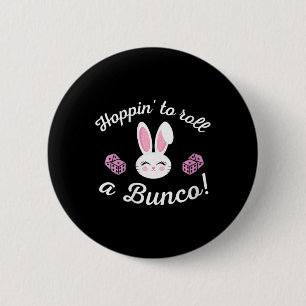 Ostern Bunco Hoppin zum Bunco Dice Bunny Button