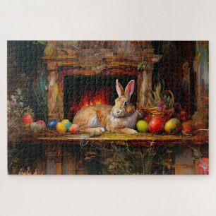 Ostern Bunny Bunte Ostereier