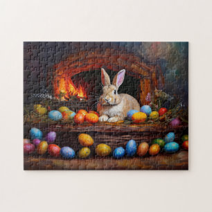 Ostern Bunny Bunte Ostereier