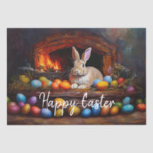 Ostern Bunny farbenfrohe Ostereier Happy Oster