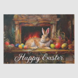 Ostern Bunny farbenfrohe Ostereier Happy Oster Seidenpapier