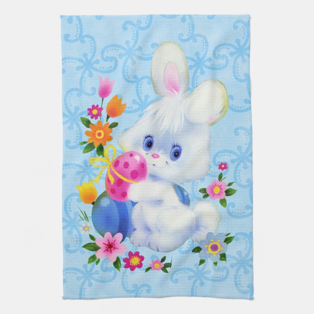 Ostern Bunny Kittuch Handtuch (Vertikal)