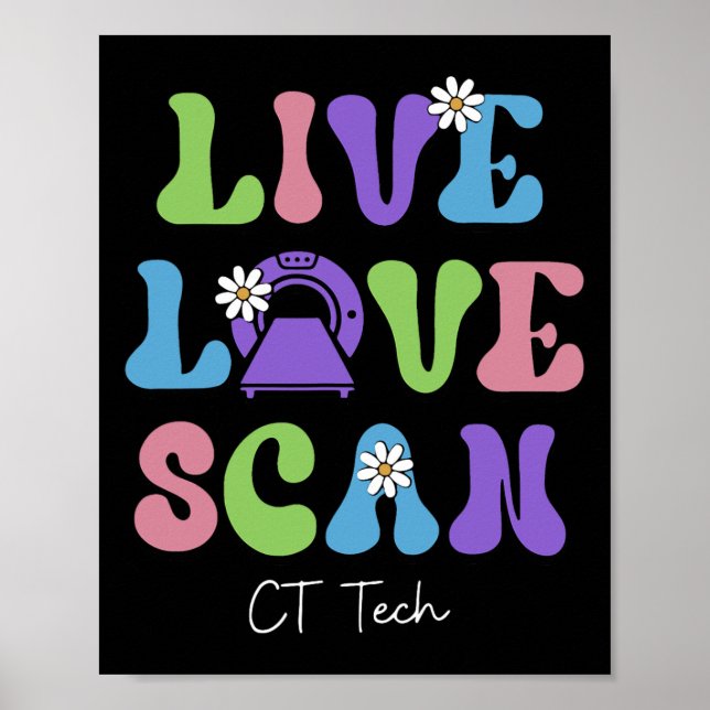 Ostern CT Tech CT Tech S Radiologie CT Tech Shirt  Poster (Vorne)