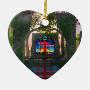 Ostern-Dekoration Ewiges Licht Keramik Ornament