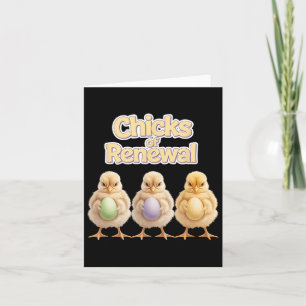 Ostern durch Niedliche Renewal-Chicks 1 Karte