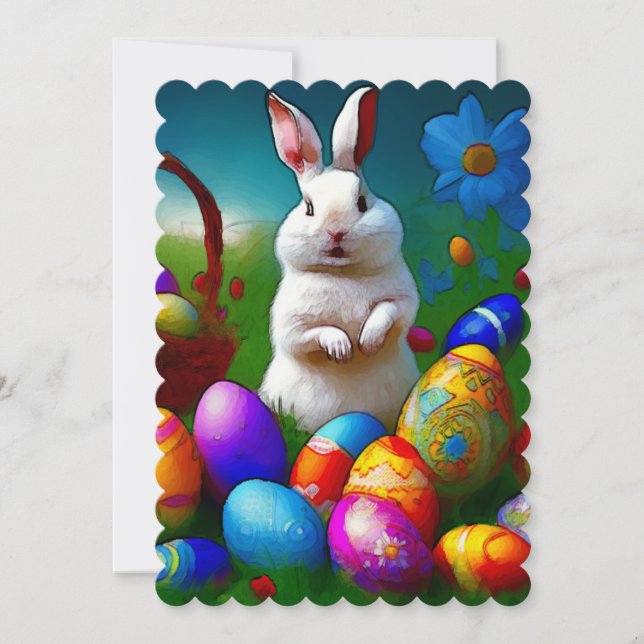 Ostern Einladung (Vorderseite)