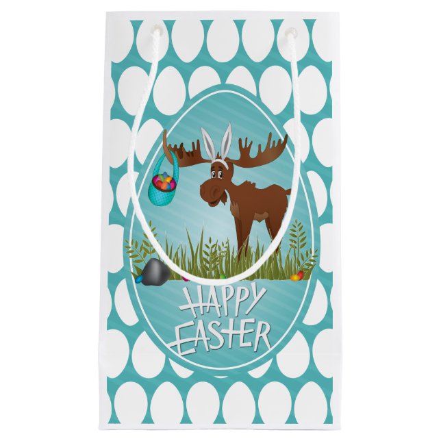 Ostern-Elch-Geschenk-Tasche Kleine Geschenktüte (Vorderseite)