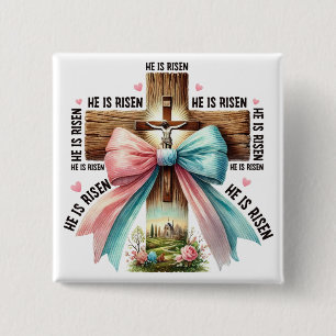 Ostern Er ist auferstanden Jesus Christus Auferste Button