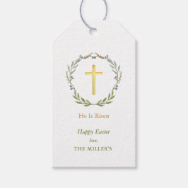 Ostern Er ist aufgewachsen, Imitate Gold Cross Ges Geschenkanhänger