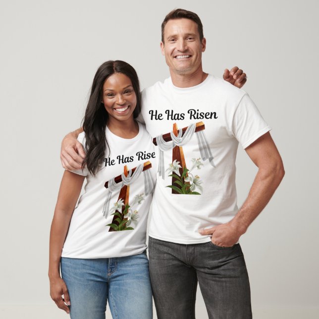 Ostern, er ist Christlichen T - Shirt aufgegangen (Unisex)