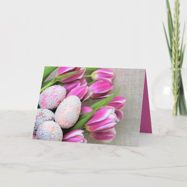 Ostern Feiertagskarte (Vorderseite)