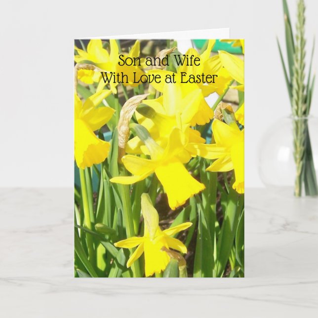 Ostern Feiertagskarte (Vorderseite)