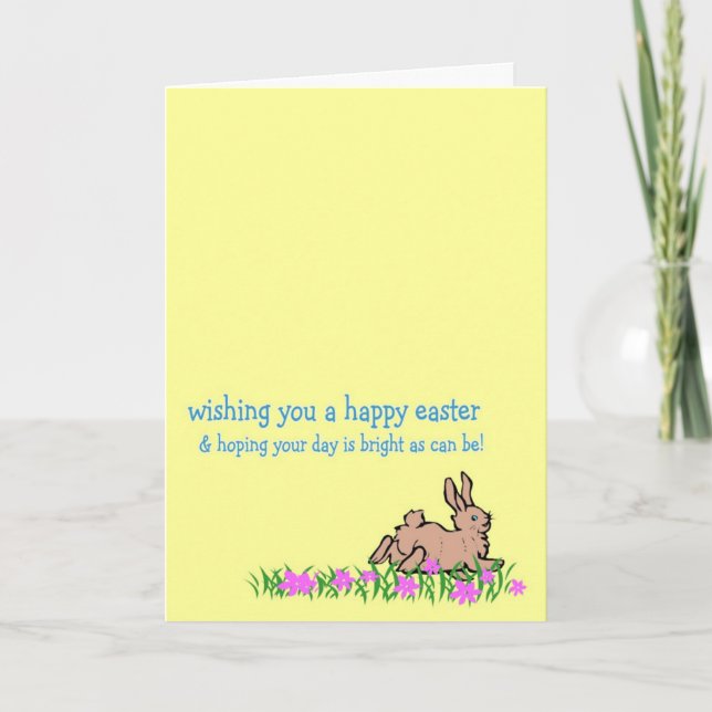 Ostern Feiertagskarte (Vorderseite)