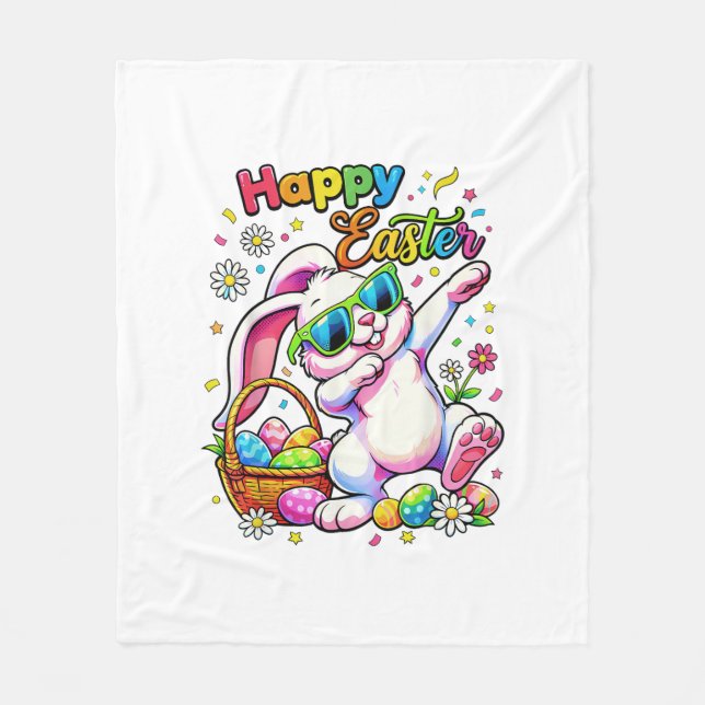Ostern Fleecedecke (Vorderseite)