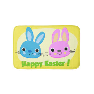 "OSTERN FREUT EUCH" HASEN BADEMATTE