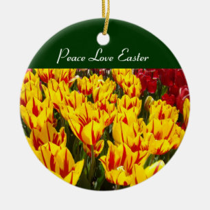 Ostern Friedensliebe Ornamente Tulpen Blumen Frühl
