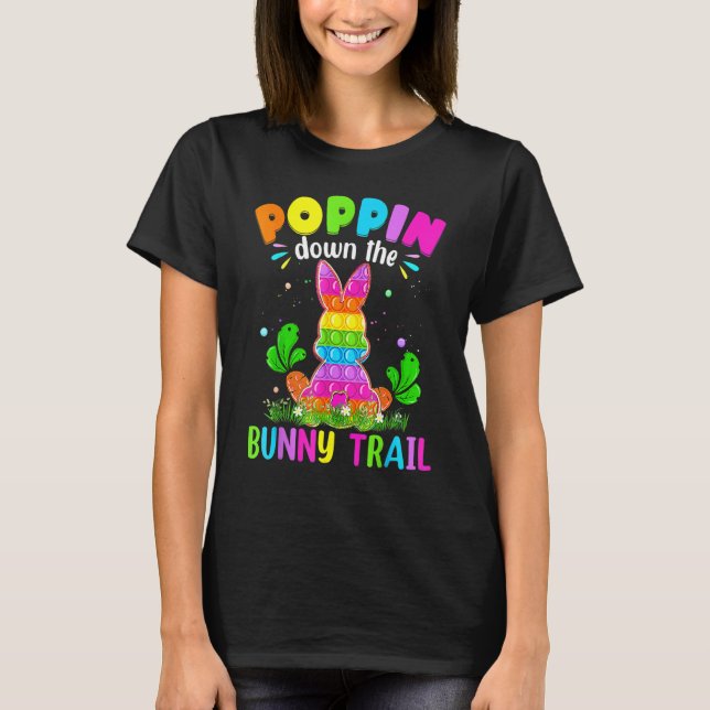 Ostern für Kinder auf dem sonnigen Weg T-Shirt (Vorderseite)