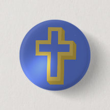 Ostern Golden Christlich Religious Cross Iris Blue