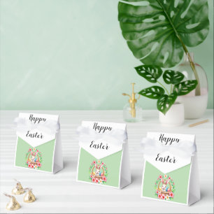 Ostern Gruß tropische Küken und Eier Geschenkschachtel