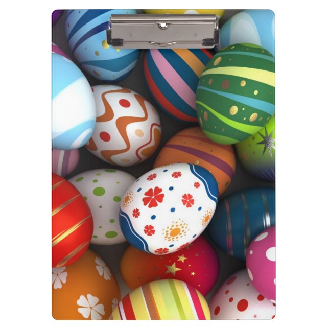 Ostern-Hintergrund Klemmbrett (Vorderseite)