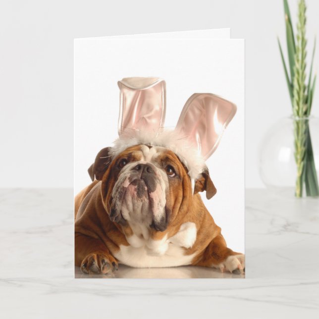 Ostern-Hundegruß-Karte Feiertagskarte (Vorderseite)