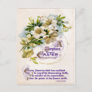 Ostern im Vintage-Stil Feiertagspostkarte
