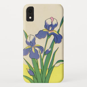 Ostern im Vintage-Stil, lila Garteniris-Blumen title_seo2