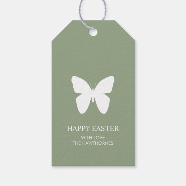 Ostern in Pastell Geschenkanhänger (Vorderseite)